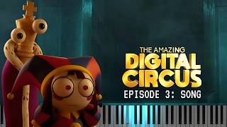 The Amazing Digital Circus Episode 3  Theme Song Piano Tutorial [upl. by Melvyn]