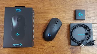 Logitech G PRO Wireless BEST WIRELESS GAMING MOUSE Unboxing and Complete Setup [upl. by Atenaz555]