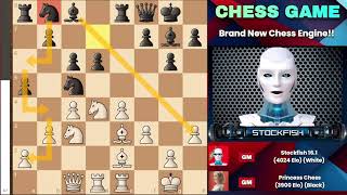 Stockfish teaching Chess with princess Chess [upl. by Gemina]