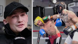 CORNERING MALIGNAGGI FOR THAT MCGREGOR SPAR  MEET SENSATIONAL IRISH TALENT TIERNAN BRADLEY [upl. by Ursola]