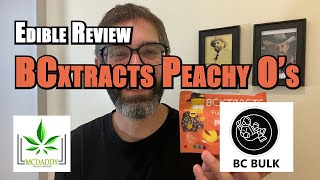 Edible Review  BCxtracts Peachy Os  BC Bulk [upl. by Edniya]