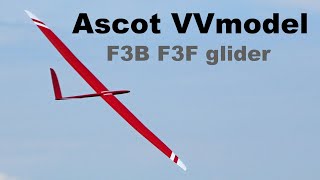 Ascot VVmodel  F3B F3F glider  4K  Bykovice 2021 [upl. by Cinamod]