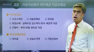 2020 손해보험 설계사 자격시험 등록교재 핵심포인트 22  자동차보험의 대인배상 지급보험금 [upl. by Gabbi]