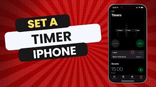 How To Set A Timer On iPhone in 2024 [upl. by Gitlow107]