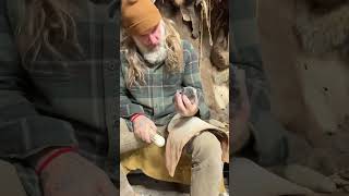 Stone Age Dagger In One Minute bushcraft survival flintknapping donnydust [upl. by Balch]