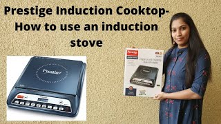 Prestige induction cooktop review How to use an induction stove [upl. by Divadnoj]