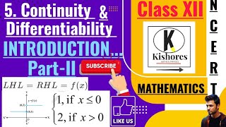 Continuity And Differentiability Class 12  Intro Part 2 [upl. by Lael260]