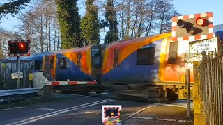 Liss Andlers Ash Road Level Crossing Hampshire [upl. by Rowell]