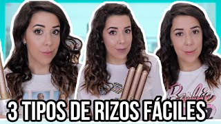 3 TIPOS de ONDAS NATURALES con TENACILLAS  SUPER FÁCIL [upl. by Nwahsiek]