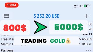 I turned 800 into 5000 trading with the trend💸 forex trendtrading [upl. by Asirrak]