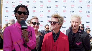 Green Day Talks About Favorite Memory On Saviors Tour amp More  iHeart Radio Music Awards 2024 [upl. by Nicram]