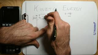 Derivation of KINETIC ENERGY Equation KINDA [upl. by Dasteel556]