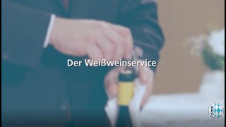 Der Weißweinservice Prüfungsvorbereitung im Gastronomie Service [upl. by Trinity789]