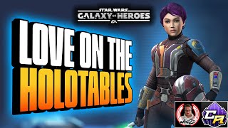 Huyang required for GL Ahsoka BaylanEzra reactions Love on the Holotables  E1 swgoh [upl. by Rehpinnej]