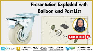 Presentation Exploded with Balloon and Part List [upl. by Loginov]