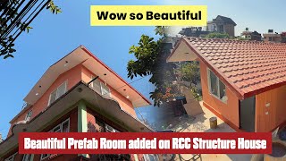 Stunning Prefab Room on RCC Structure  Affordable amp Lightweight Home Extension Ideas PrefabRoom [upl. by Salene355]