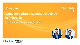 Value Investing y aspectos clave de la inversión [upl. by Weston]