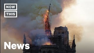 Massive Notre Dame Fire Captivates the World  NowThis [upl. by Yelreveb]