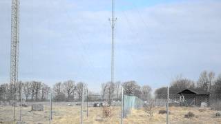 Demolition of shortwave antennas at Hörby Radio Station 3 [upl. by Pol]