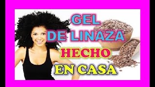 Como hacer Gel de LINAZA o Agua de LINAZA 🔴FACIL para definir el cabello rizado  YOLIANA GAMBOA [upl. by Nea]