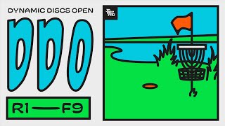 2022 Dynamic Discs Open  R1F9  Wysocki Dickerson Ford Babcock  Jomez Disc Golf [upl. by Malley]