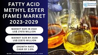 Fatty Acid Methyl Ester FAME Market 20232029 [upl. by Agan570]