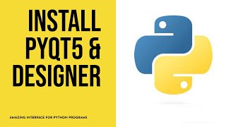 How to install PyQt5 and PyQT5 Designer on Windows  Super fast  Super easy python [upl. by Zebapda]