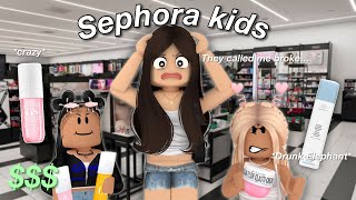 Finding 10 year olds At Sephora Crazy  Bloxburg Roleplay  wvoices [upl. by Persson]