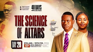 APOSTLE AROME OSAYI  40 DAYS FASTING AND PRAYER  THE SCIENCE OF ALTARS  DAY 28  4TH FEB 2024 [upl. by Rebmat]