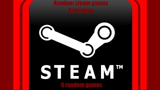 5 random steam game code activation [upl. by Coney]