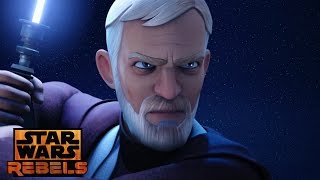 Star Wars Rebels Obi Wan Vs Maul Preview [upl. by Faustina]