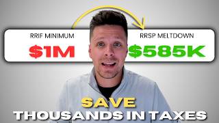 RRSP Meltdown vs RRIF Minimum Whats the Best Retirement Withdrawal Strategy [upl. by Litsyrk]