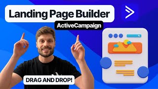 HOW to use the ActiveCampaign LANDING PAGE BUILDER [upl. by Kathy667]