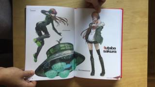 Persona 5 Art Book FlipThrough [upl. by Ancalin]