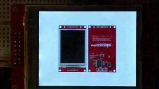 mBed MI0283QT2 lcd graphics library [upl. by Lehsar]