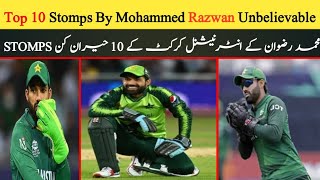 Top 10 Stomps by Mohammed Razwan Unbelievable  Mohammed Razwan best Wicketkeeper in Cricket History [upl. by Dorree]