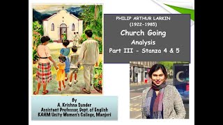 Church Going Analysis  Part 3  Stanza 4 amp 5 [upl. by Mcevoy]