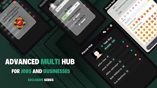 Fivem Multi Hub  Jobs amp Businesses  OLD Preview [upl. by Elohcan]