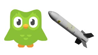 DUOLINGO CHARACTERS AND THEIR FAVOURITE WEAPONS [upl. by Tinaret626]