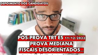 Concurso TRT 17 ES PÓSPROVA 11122022 foi muito difícil  deixe o seu sincero depoimento [upl. by Euginimod787]