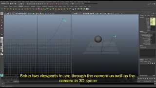 Autodesk Maya  Camera Path Animation [upl. by Lymn]