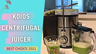 KOIOS Centrifugal Juicer Machine Review amp Instructions Manual  Top Juicer Machine [upl. by Aleece518]