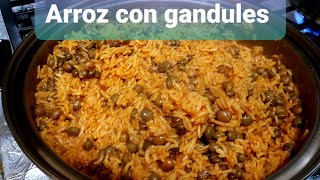 🔴ARROZ con GANDULEScomida Dominicana🥘😋Martucha F [upl. by Armalda]