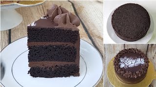 Chocolate Mud cake  ডার্ক চকলেট মাড কেকের রেসিপি। [upl. by Otinauj154]