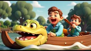 row row row your boat kids nursery rhymes [upl. by Worrell]