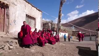 旅遊亞洲中國四川甘孜州藏族自治州石渠到玉樹途中喇嘛寺Travel Asia China Sichuan Lamasery [upl. by Fagen]