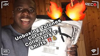 Unboxing Tulones Currency Collectors TShirts ‼️ Tulones clothingviral [upl. by Cleodel]