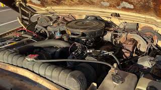 1979 Jeep Wagoneer  Engine running video under the hood [upl. by Ennaeed53]