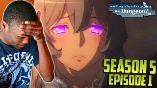 BELL GOES ON A DATE  Danmachi Sesaon 5 Episode 1 REACTION [upl. by Myrtice]