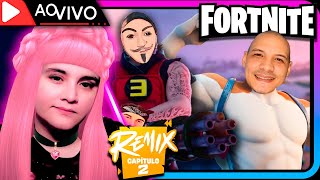 🔴AO VIVO 001 FORTNITE COM OS BONECOS DhiguGames ANGAMESXJR marcosgamer82BR GAMERNERFF95 [upl. by Aimerej]